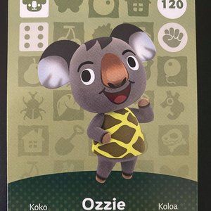Authentic Ozzie #120 | Animal Crossing Amiibo